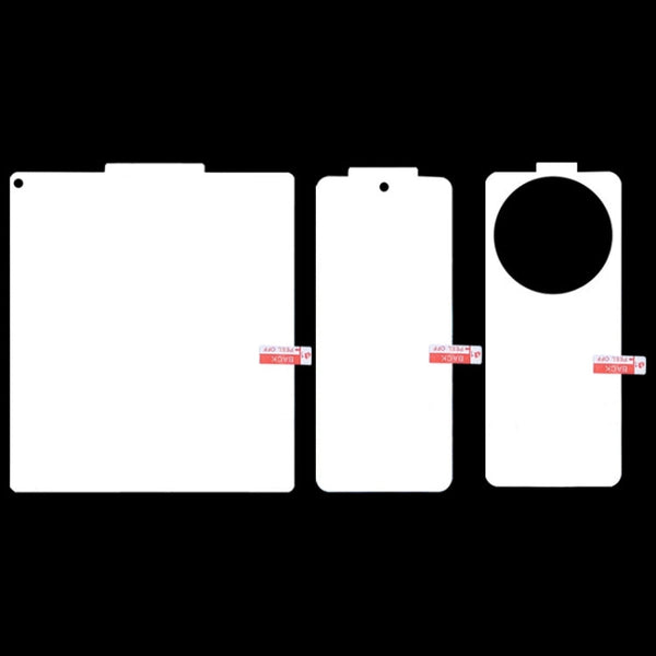 3 in 1 Full Screen Protector Explosion-proof Hydrogel Film, For vivo X Fold3 Pro, For vivo X Fold3, For vivo X Fold2