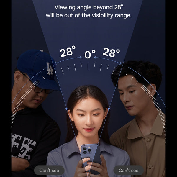 Baseus Sapphire Series Dustproof Peep-proof Tempered Glass Film