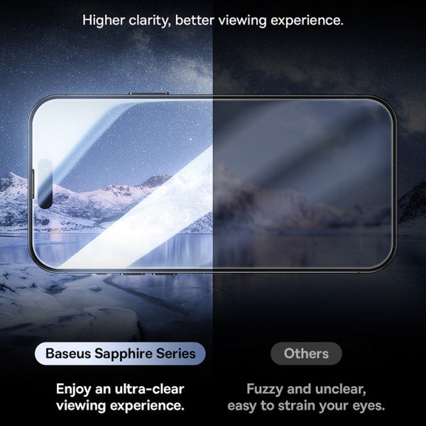 Baseus Sapphire Series Dustproof Peep-proof Tempered Glass Film