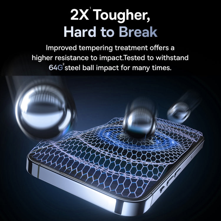 Baseus Sapphire Series Dustproof Peep-proof Tempered Glass Film