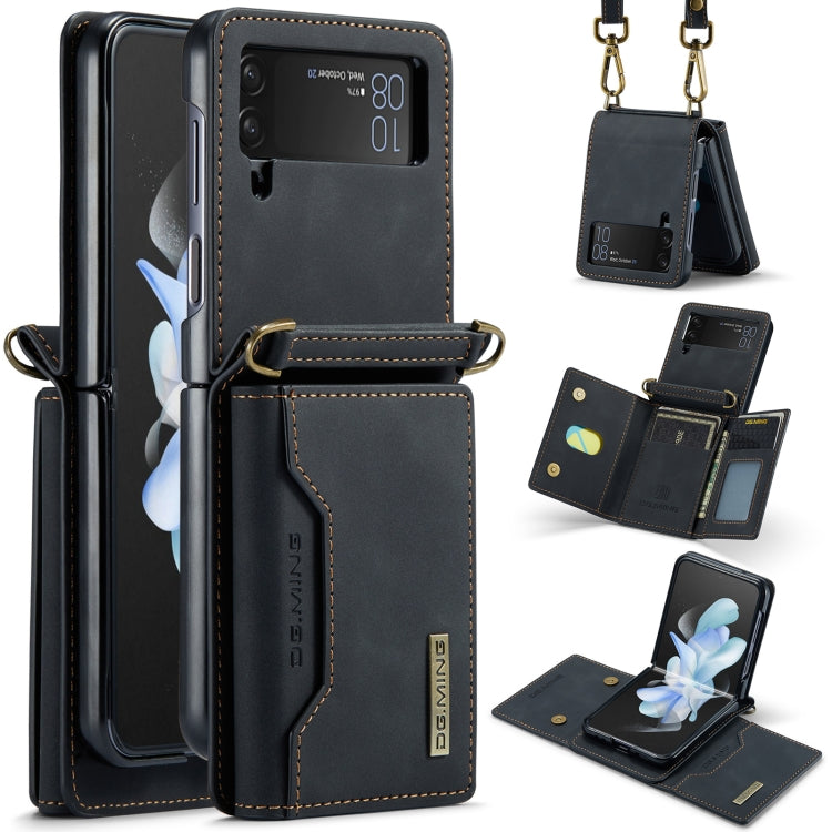 DG.MING M2 Series Card Bag Magnetic Leather Phone Case, For Samsung Galaxy Z Flip6 / Flip7 FE, For Samsung Galaxy Z Flip5 5G, For Samsung Galaxy Z Flip4 5G, For Samsung Galaxy Z Flip3 5G