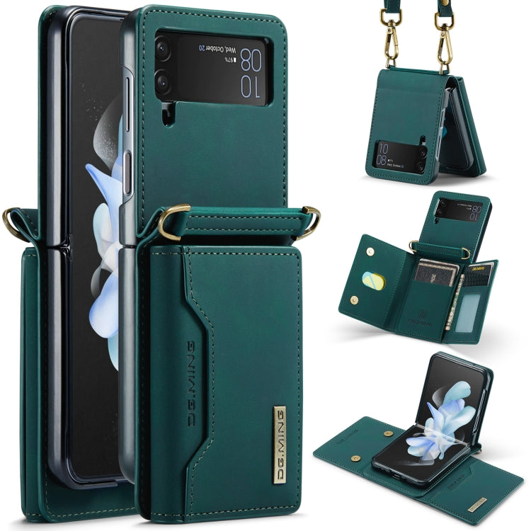DG.MING M2 Series Card Bag Magnetic Leather Phone Case, For Samsung Galaxy Z Flip6 / Flip7 FE, For Samsung Galaxy Z Flip5 5G, For Samsung Galaxy Z Flip4 5G, For Samsung Galaxy Z Flip3 5G