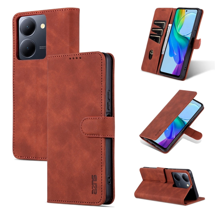 AZNS Skin Feel Calf Texture Flip Leather Phone Case