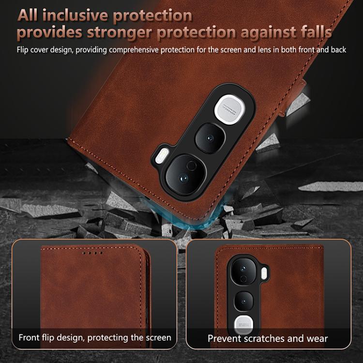 AZNS Skin Feel Calf Texture Flip Leather Phone Case