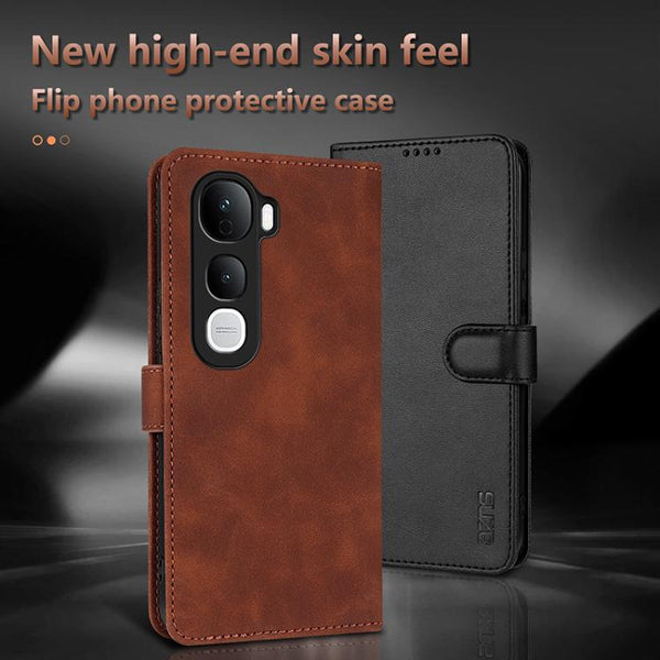 AZNS Skin Feel Calf Texture Flip Leather Phone Case