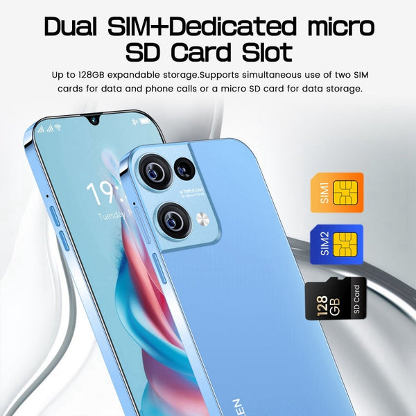 Reno9 Pro / B55, 6.49 inch Screen, Face Identification, Android  8.1 MTK6580A Quad Core, Network: 3G, OTG, Dual SIM