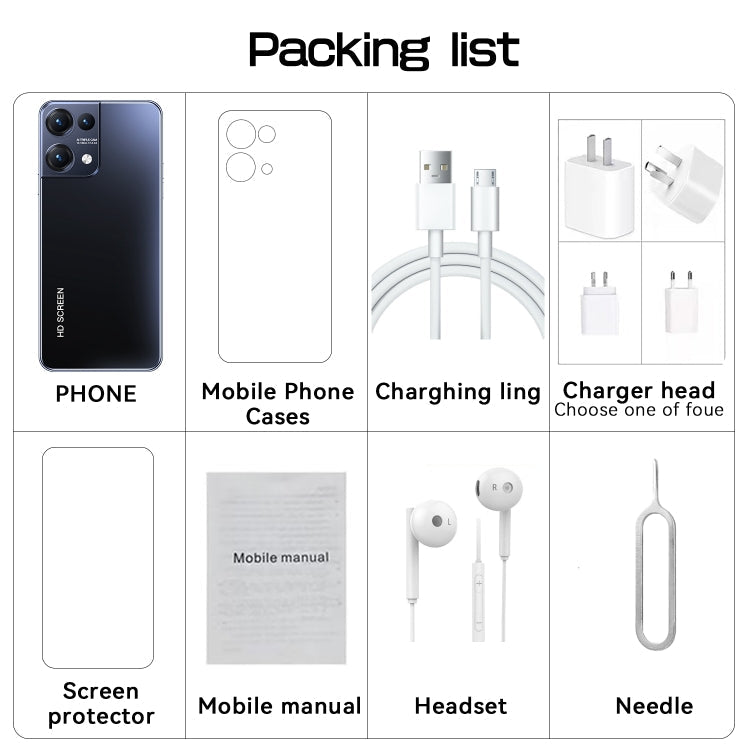 Reno9 Pro / B55, 6.49 inch Screen, Face Identification, Android  8.1 MTK6580A Quad Core, Network: 3G, OTG, Dual SIM