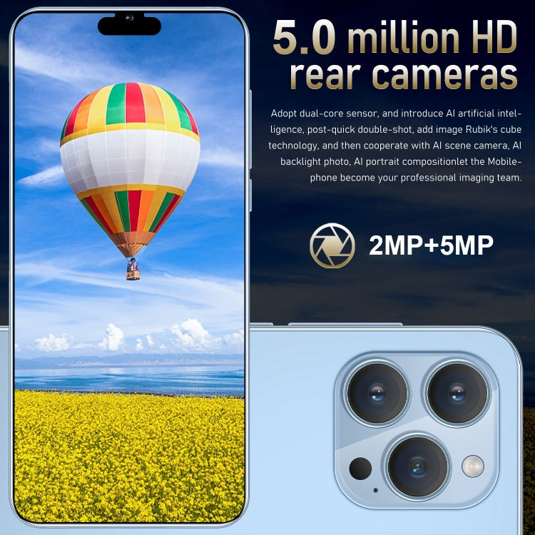 i15 Pro Max / N85, 6.1 inch Screen, Face Identification, Android  8.1 MTK6580A Quad Core, Network: 3G, Dual SIM, i15 Pro Max / N85 1GB+16GB, 1GB+16GB