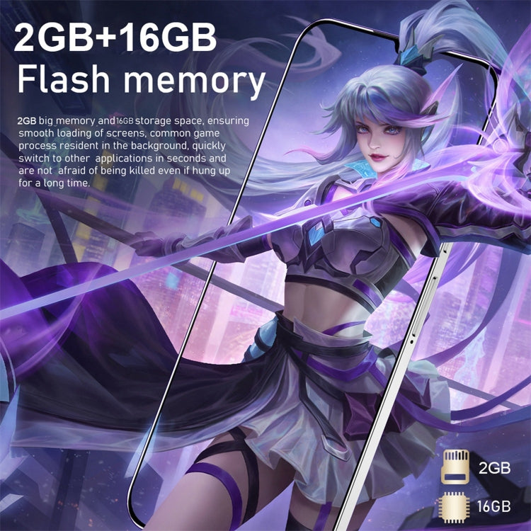 Note30, 6.49 inch Screen, Face Identification, Android  8.1 MTK6580A Quad Core, Network: 3G, Dual SIM, 2GB+16GB