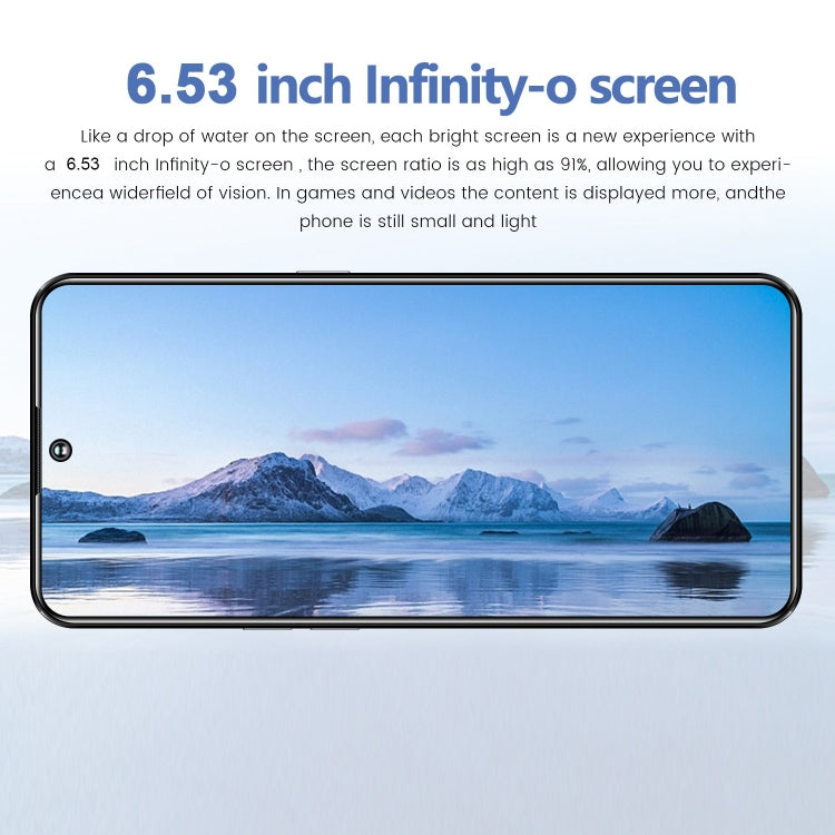 S23 Ultra / U19, 6.53 inch Screen, Face ID & Side Fingerprint Identification, Android 9.1 MTK6753 Octa Core, Network: 4G, Dual SIM, 3GB+64GB