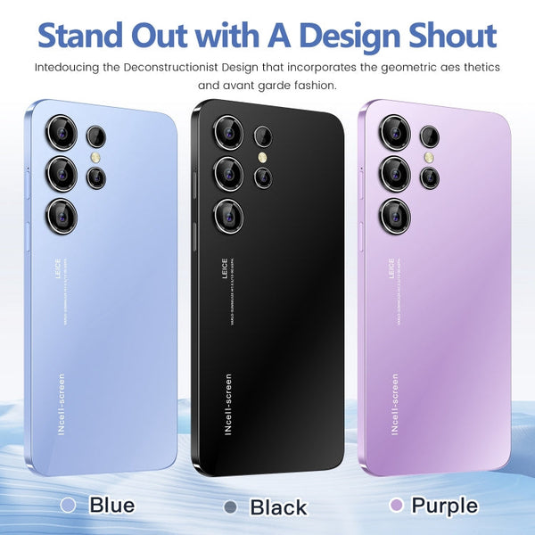 S23 Ultra / U19, 6.53 inch Screen, Face ID & Side Fingerprint Identification, Android 9.1 MTK6753 Octa Core, Network: 4G, Dual SIM, 3GB+64GB