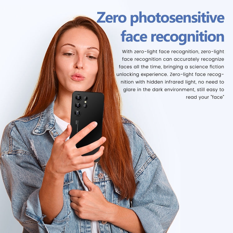 S23 Ultra / U19, 6.53 inch Screen, Face ID & Side Fingerprint Identification, Android 9.1 MTK6753 Octa Core, Network: 4G, Dual SIM, 3GB+64GB