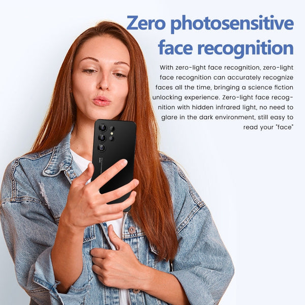 S23 Ultra / U19, 6.53 inch Screen, Face ID & Side Fingerprint Identification, Android 9.1 MTK6753 Octa Core, Network: 4G, Dual SIM, 3GB+64GB