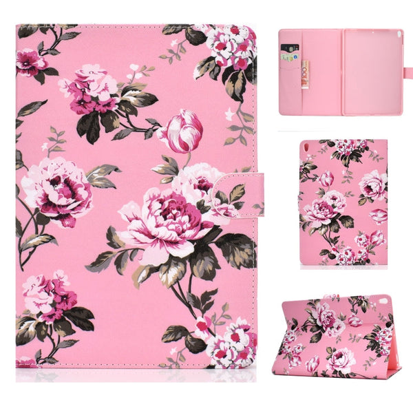 Colored Drawing Pattern Horizontal Flip PU Leather Case with Holder & Card Slot & Sleep / Wake-up Function