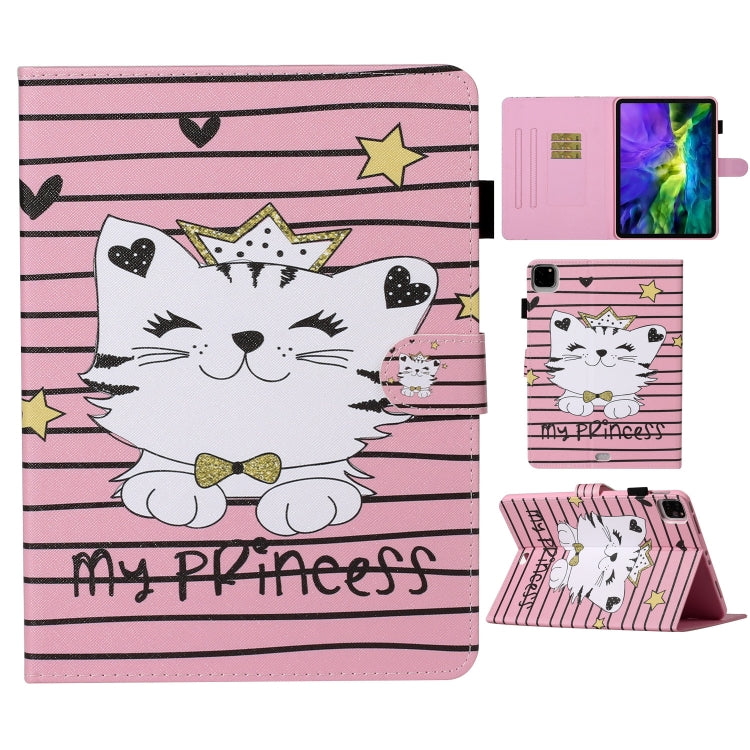 Colored Drawing Pattern Horizontal Flip PU Leather Case with Holder & Card Slot & Sleep / Wake-up Function