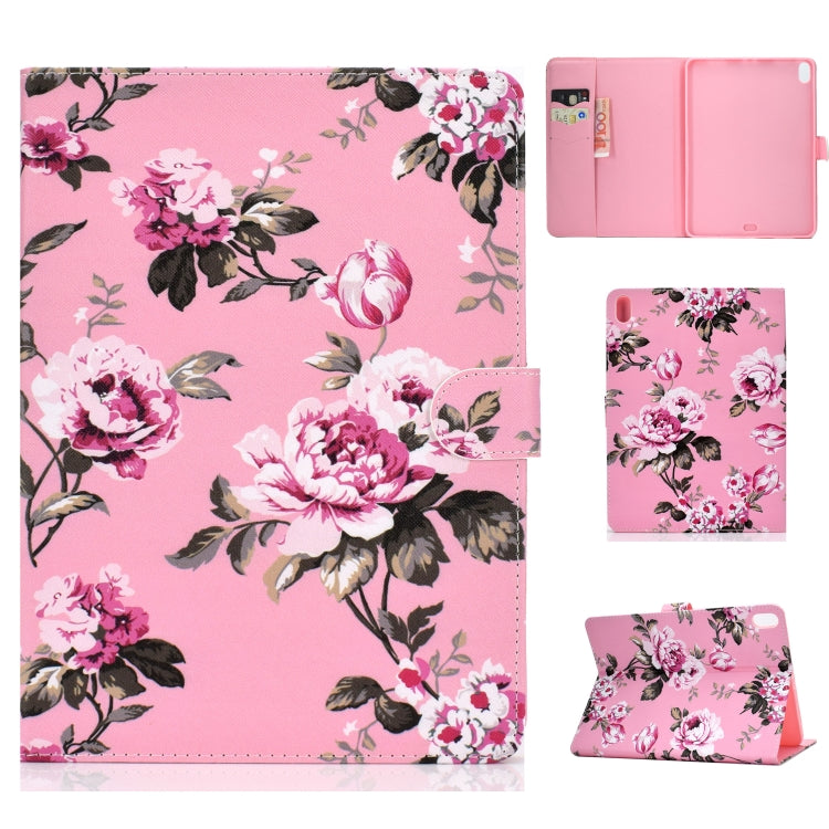 Colored Drawing Pattern Horizontal Flip PU Leather Case with Holder & Card Slot & Sleep / Wake-up Function