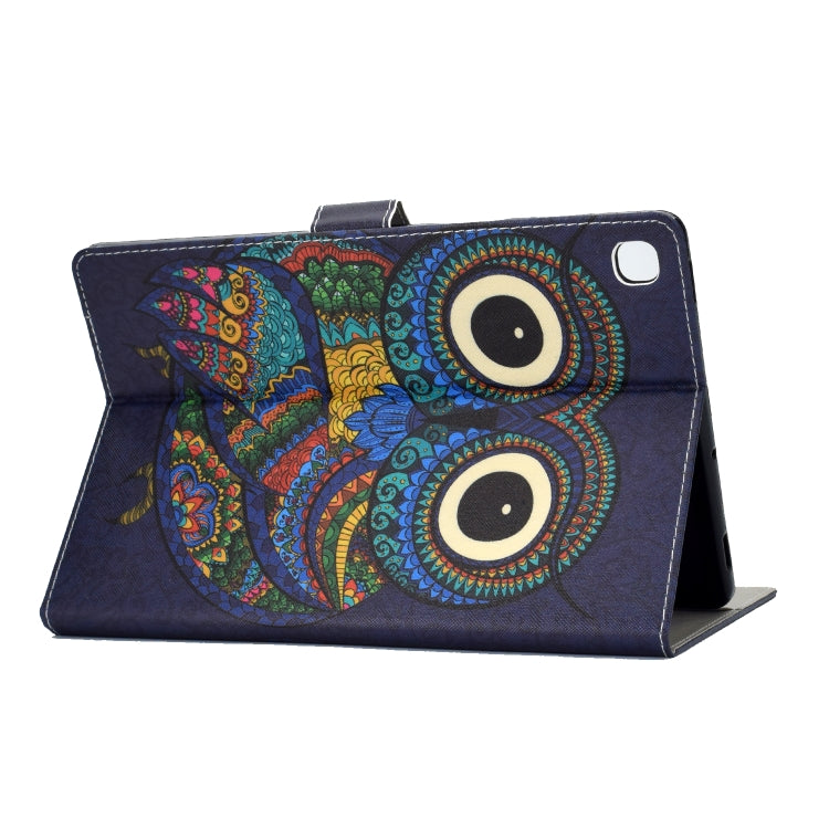 Colored Drawing Pattern Horizontal Flip PU Leather Case with Holder & Card Slot & Sleep / Wake-up Function