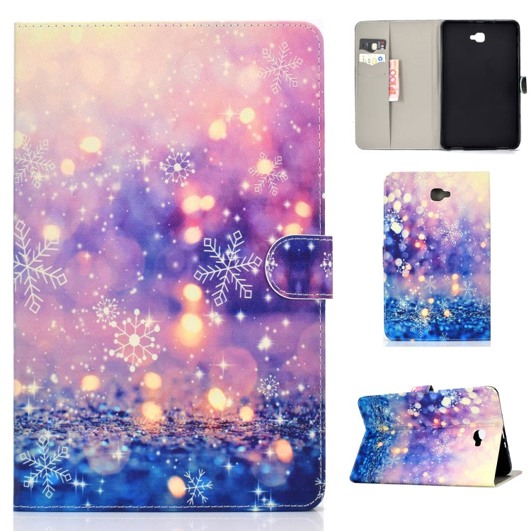 Colored Drawing Pattern Horizontal Flip PU Leather Case with Holder & Card Slot & Sleep / Wake-up Function