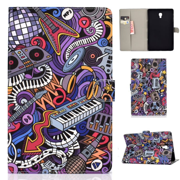 Colored Drawing Pattern Horizontal Flip PU Leather Case with Holder & Card Slot & Sleep / Wake-up Function