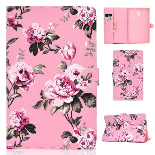 Colored Drawing Pattern Horizontal Flip PU Leather Case with Holder & Card Slot & Sleep / Wake-up Function