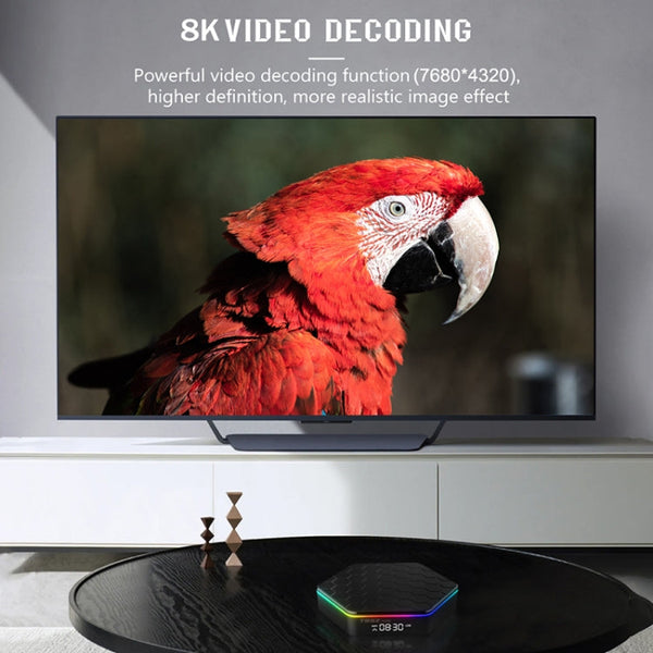 T95Z Plus 8K WiFi6 Android 12.0 Smart TV Box with Remote Control, Allwinner H618 Quad-Core