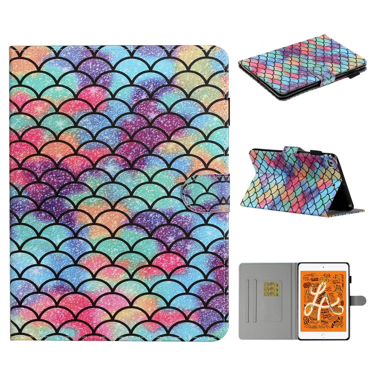 Colored Drawing Pattern Horizontal Flip PU Leather Case with Holder & Card Slot & Sleep / Wake-up Function