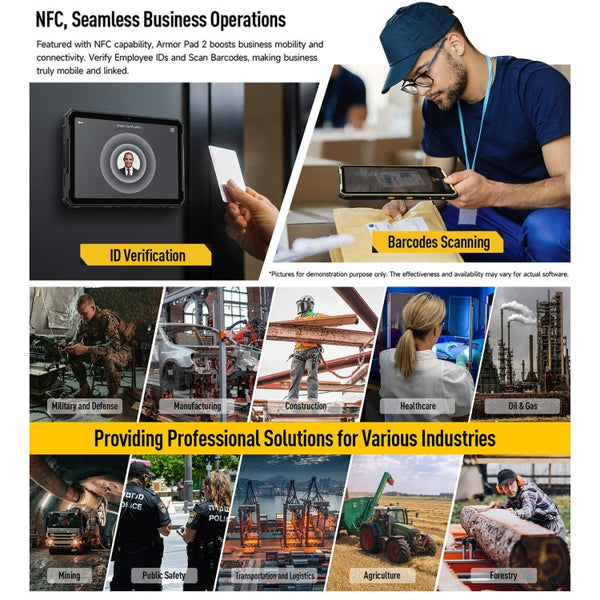 Ulefone Armor Pad 2 Rugged Tablet PC, 16GB+256GB 11 inch Android 13 MediaTek Helio G99 Octa Core 4G Network