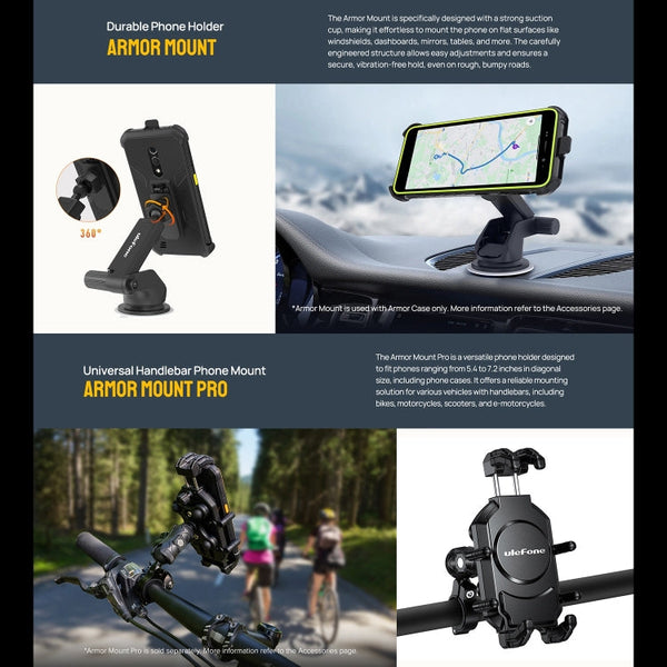 Ulefone Armor X12, Rugged Phone, Face Unlock, 5.45 inch Android 13 Go MediaTek Helio A22 Quad Core, Network: 4G, NFC