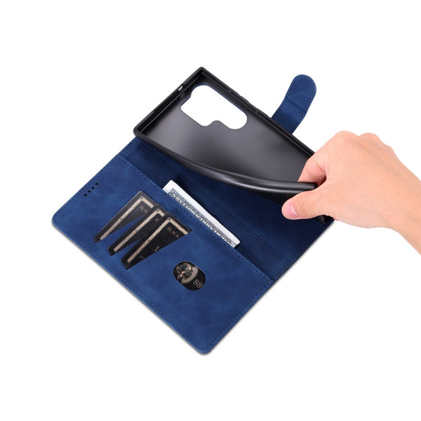 AZNS Skin Feel Calf Texture Flip Leather Phone Case