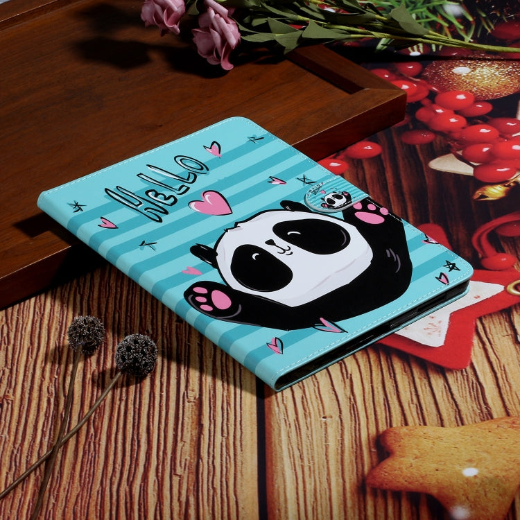 Colored Drawing Pattern Horizontal Flip PU Leather Case with Holder & Card Slot & Sleep / Wake-up Function