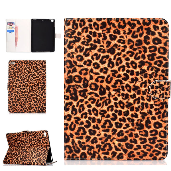 Colored Drawing Pattern Horizontal Flip PU Leather Case with Holder & Card Slot & Sleep / Wake-up Function