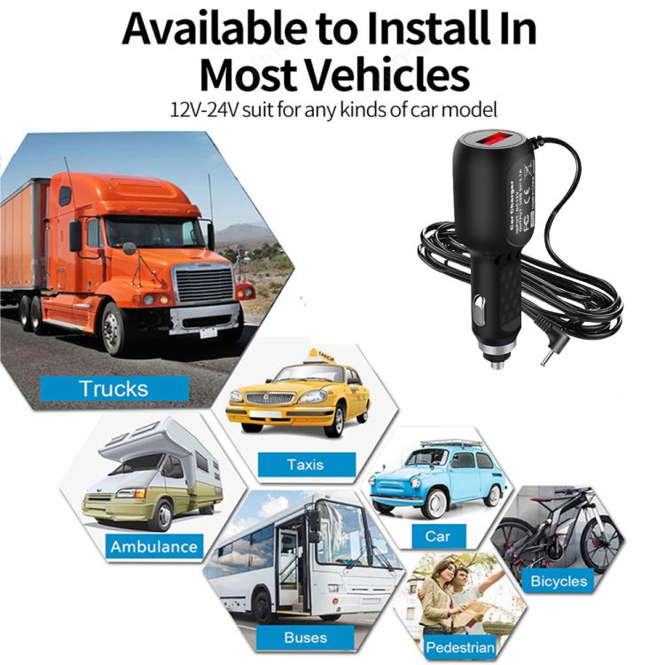 Car 7 inch IPS Portable Smart Screen Wireless Screen Projection Carplay Android Auto, with Reversing Camera