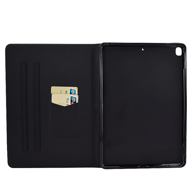 TPU Electric Pressed Horizontal Flip Leather Case with Holder & Card Slot & Sleep / Wake-up Function, For iPad 10.2 / 10.5 / iPad Air 10.5 2019, For iPad Air / Air 2  / iPad 9.7 2017 / 2018, For iPad Pro 11 2020 / 2018����������������������������������...