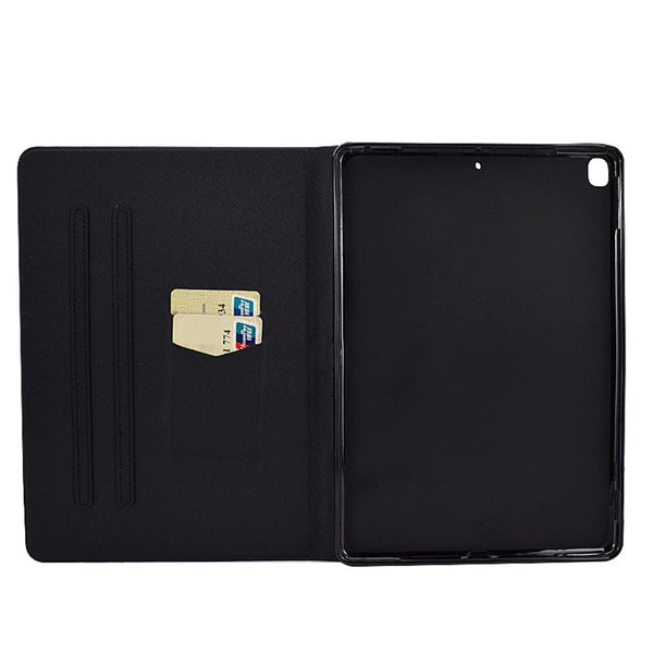 TPU Electric Pressed Horizontal Flip Leather Case with Holder & Card Slot & Sleep / Wake-up Function, For iPad 10.2 / 10.5 / iPad Air 10.5 2019, For iPad Air / Air 2  / iPad 9.7 2017 / 2018, For iPad Pro 11 2020 / 2018����������������������������������...