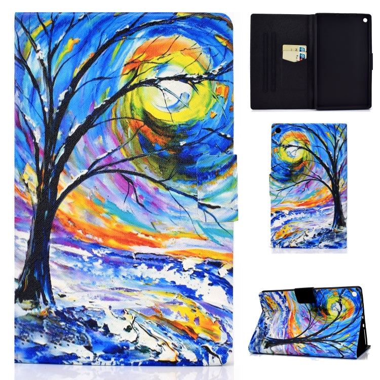 TPU Electric Pressed Horizontal Flip Leather Case with Holder & Card Slot & Sleep / Wake-up Function, For Kindle Fire HD 8 (2020), For Kindle Fire HD 10 2015 / 2017 / 2019, For Kindle Paperwhite 4 / 3 / 2 / 1, For iPad mini 5 / 4 / 3 / 2 / 1