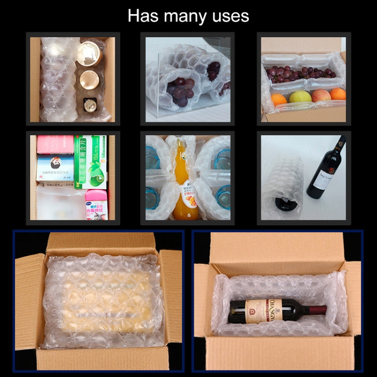 2 PCS Inflatable Gourd Film Bubble Film Express Packaging Shockproof Air Cushion Film, Length: 300m