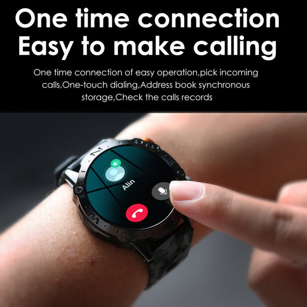 K59 IP67 BT5.0 1.43inch Smart Watch Support Voice Call / Sleep Detection