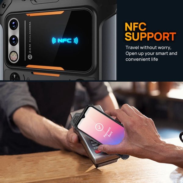 UNIWA W888 HD+ Rugged Phone, 6.3 inch Android 11 Mediatek MT6765 Helio P35 Octa Core up to 2.3GHz, NFC, OTG, Network: 4G, W888 HD+, 4GB+64GB