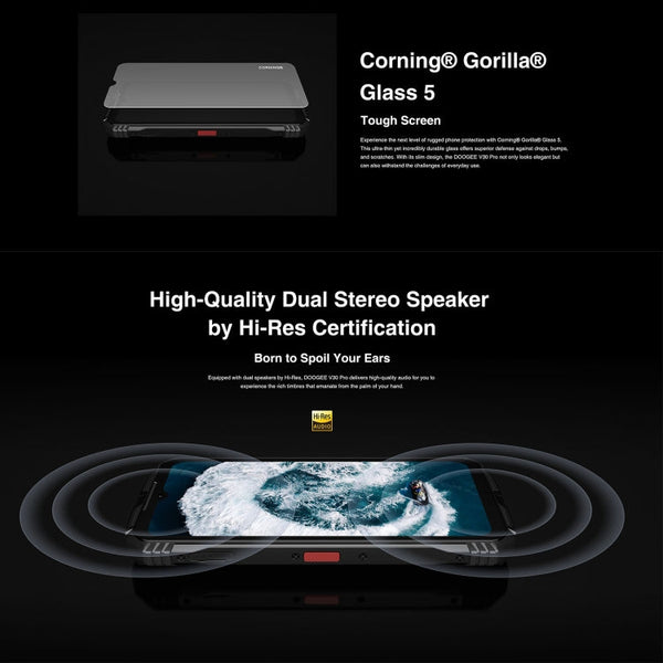 DOOGEE V30 Pro, 200MP Camera, Side Fingerprint, 10800mAh Battery, 6.58 inch Android 13 Dimensity 7050 Octa Core, Network: 5G, OTG, NFC, Support Google Pay