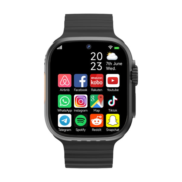 GS37 1.95 inch Screen Smart Phone Watch, Android 9.0, Spreadtrum SL8541E, Network: 4G, Single Nano SIM, Front & Rear Camera