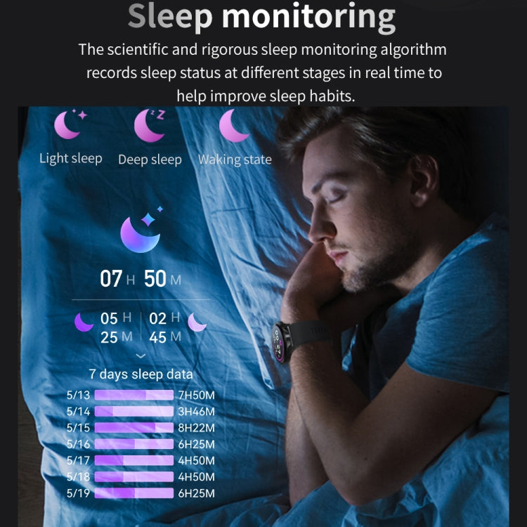 TM05 Pro Smart Bracelet, 1.46 inch Silicone Band IP67 Waterproof Smart Watch, Bluetooth Call / Heart Rate / Blood Pressure / Blood Oxygen