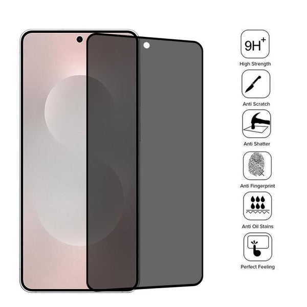 25pcs Full Cover Anti-peeping Tempered Glass Film,  Support Fingerprint Unlocking