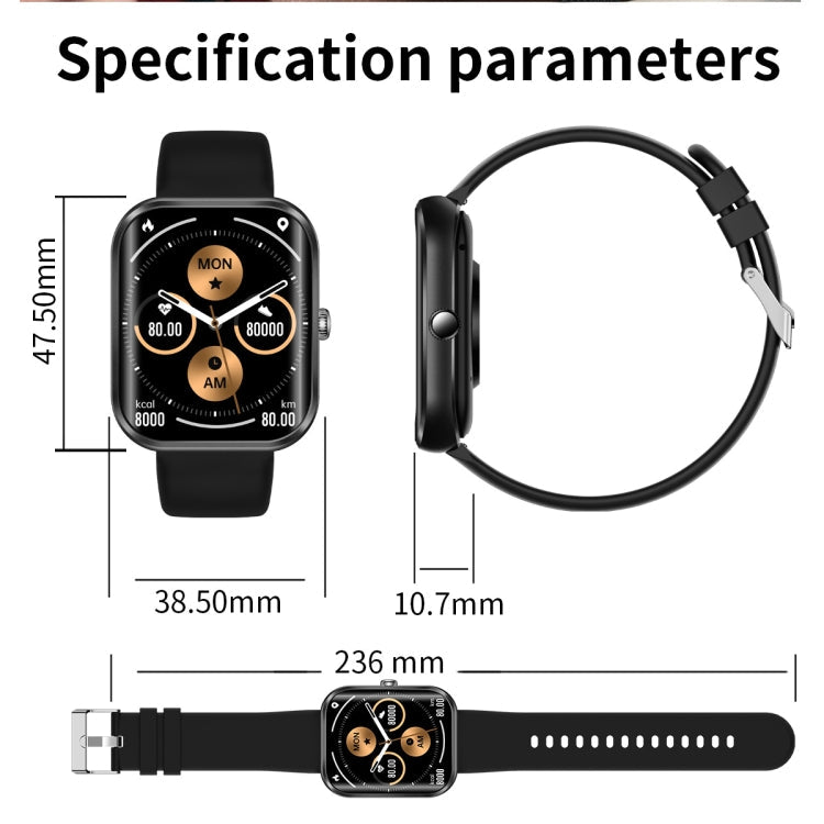 AK58 1.96 inch Screen Bluetooth Smart Watch, Support Health Monitoring & 100+ Sports Modes