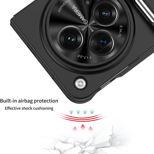 GKK Ultra-thin Full Coverage Phone Flip Case with Pen, For OPPO Find N3 / OnePlus Open