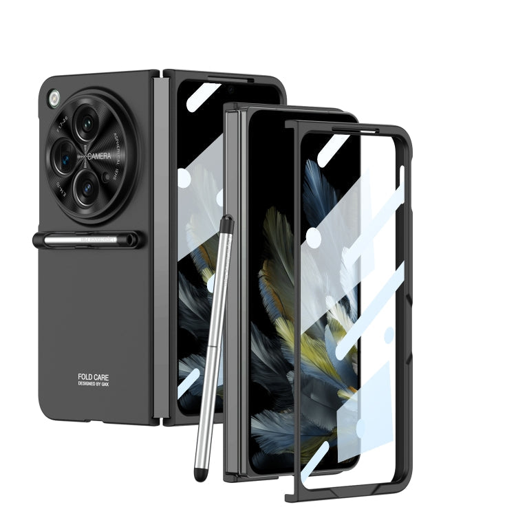 GKK Ultra-thin Full Coverage Phone Flip Case with Pen, For OPPO Find N3 / OnePlus Open