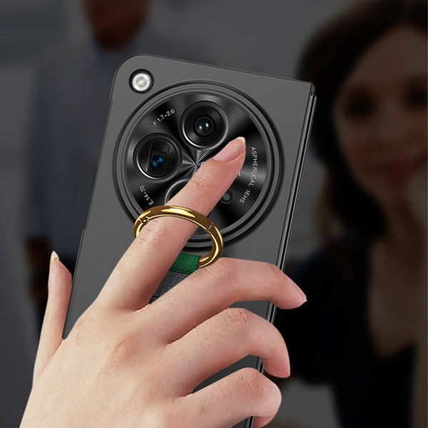 GKK Integrated Ultrathin Shockproof Phone Case with Ring Wrist Strap, For OPPO Find N3 / OnePlus Open