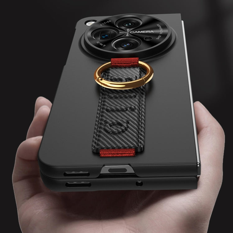 GKK Integrated Ultrathin Shockproof Phone Case with Ring Wrist Strap, For OPPO Find N3 / OnePlus Open