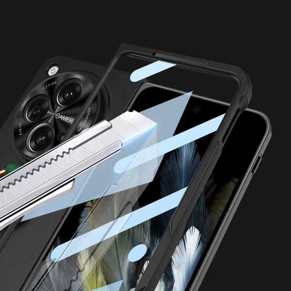 GKK Integrated Ultrathin Shockproof Phone Case with Ring Wrist Strap, For OPPO Find N3 / OnePlus Open