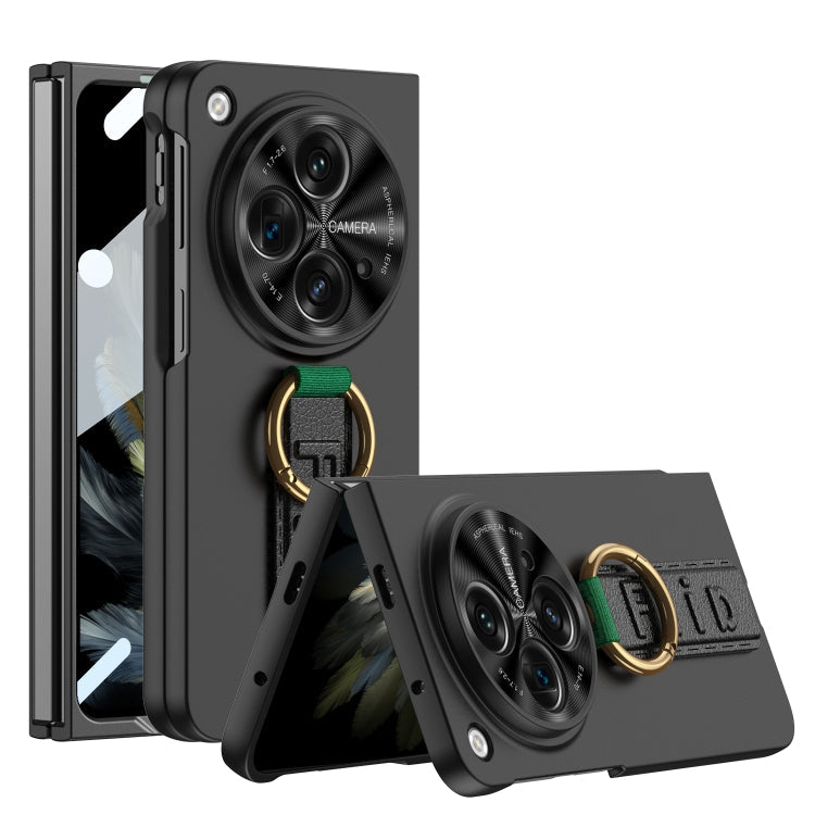 GKK Integrated Ultrathin Shockproof Phone Case with Ring Wrist Strap, For OPPO Find N3 / OnePlus Open