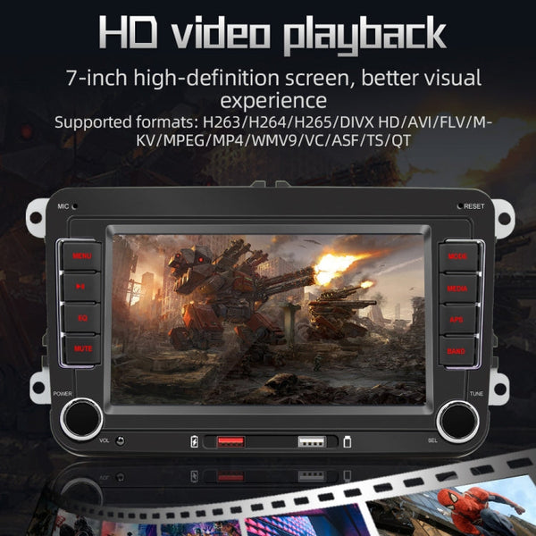 F9070 For Volkswagen 7 inch Portable Car MP5 Player Support CarPlay / Android Auto